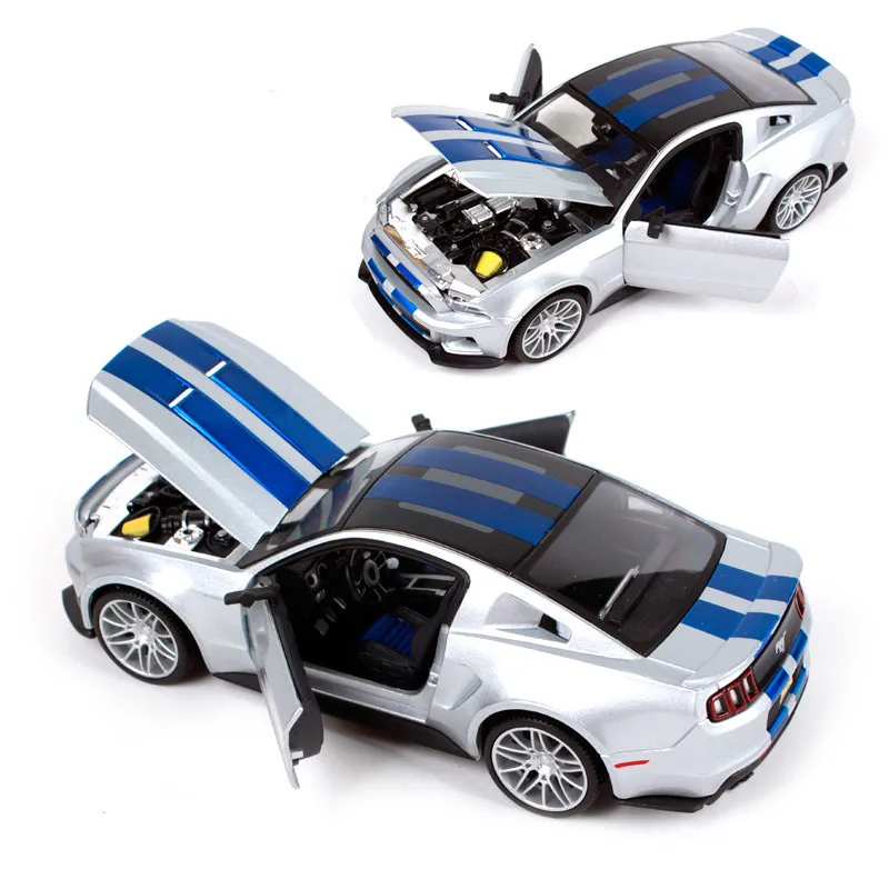 1:24 модель автомобиля игрушка Gt Meritor Tu Ford Mustang модель автомобиля из сплава Модель автомобиля украшение жизни автомобиль Детский подарок автомобиль