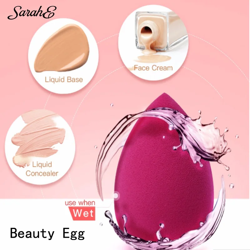

3pcs Free shipping Beauty Makeup Sponge Blender Cosmetic Puff Applicator Super Soft For Powder Smooth concealer Blending