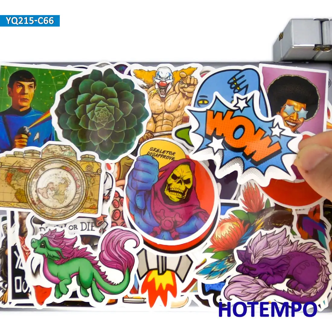 65 шт смешанные в стиле ретро Стиль моды с забавными граффити наклейки Набор