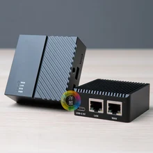 Nanopi R2C R2S R4S podwójna gigabitowa metalowa obudowa routera OpenWrt LEDE płytka rozwojowa miękkie prowadzenie