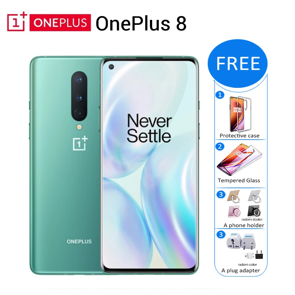 Новый Oneplus 8 5G мобильный телефон 6 55 &quot8/12 Гб Оперативная память 128/256 ГБ Встроенная