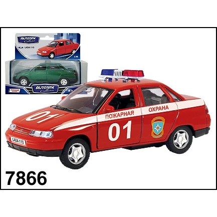 Модель автомобиля ВАЗ-2110. Пожарная охрана 1:34 | Игрушки и хобби