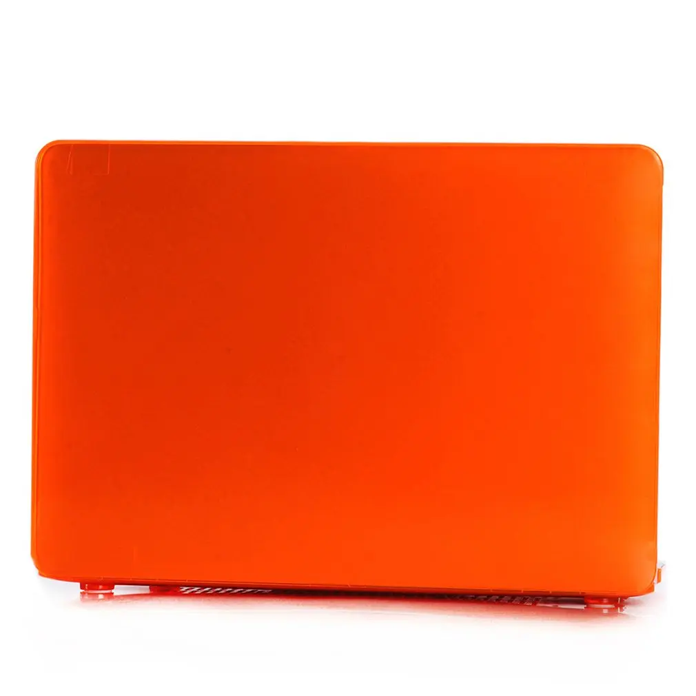 Чехол для ноутбука Apple для Macbook Streamer Shell для Air Pro Cream Contrast набор защиты компьютера для retina Pro - Цвет: crystal orange