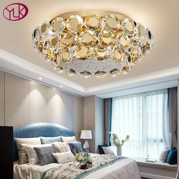 

Youlaike new modern crystal ceiling chandelier for living room gold bedroom chandeliers lighting fixture luxury home decor lamps