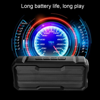 

Portable Wireless Bluetooth Speakers 10W Stereo Sound 15H Working Waterproof for Outdoors Travel Pool Home Party JHP-Bes