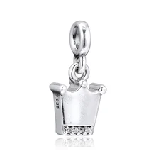 DIY подходит для браслетов Pandora Charms 925 пробы-серебро-ювелирные изделия бусины Signature Me My Crown