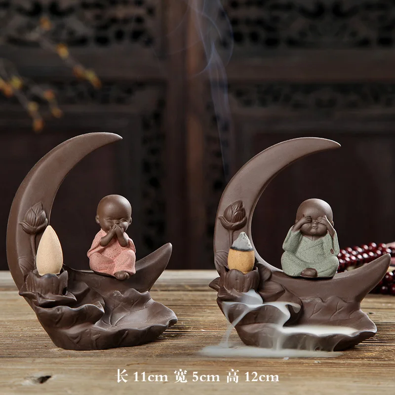 Incenso Queimador Holder Factory Direct Sales Of Ceramic Backflow Burner Jingyue4 Not Small Monk Household Craft Ornaments