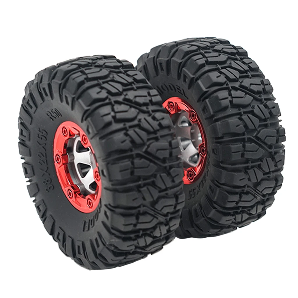 Radio-Controlled RC Crawler R 100mm Tyres 55mm Wheel Hub Tires for RC Car Accessories Parts