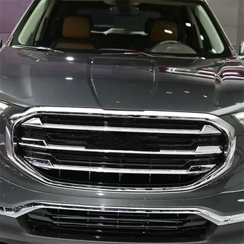 

WELKINRY car auto cover For GMC TERRAIN 2018 2019 2020 ABS chrome front head face air intake vent airscoop grille assembly trim
