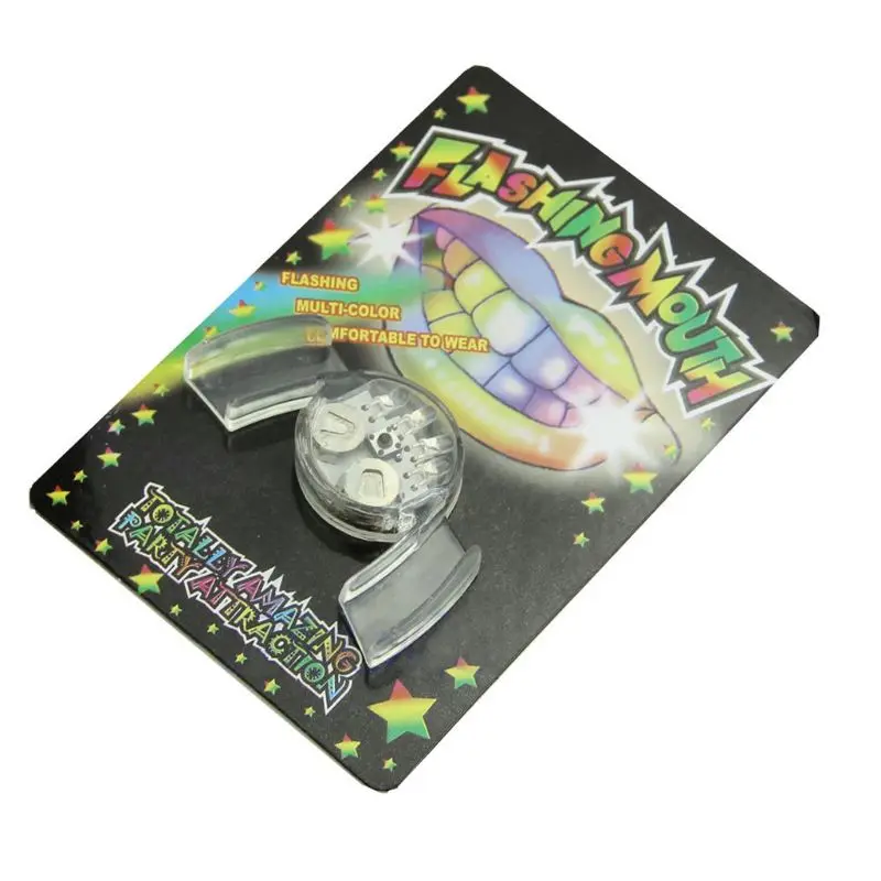 1XLEDLightMouthGuardMouthpieceFlashingPiecePartyglowinthe