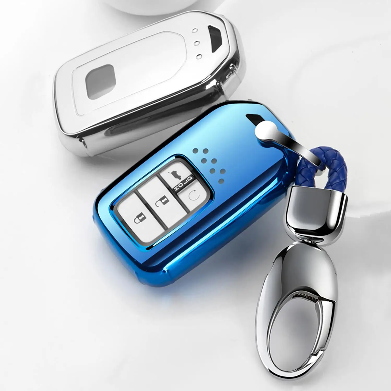 TPU Car Key Case Cover Shell For Honda Accord 9 Crider City Vezel Spirior Odyssey Civic Jazz HRV CRV Fit Freed Jade