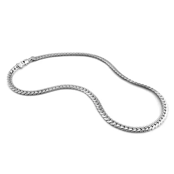 

Hot sale classic fashion 925 sterling silver men chain pendants necklace 7mm 56cm link chain necklace silver jewelry accessories