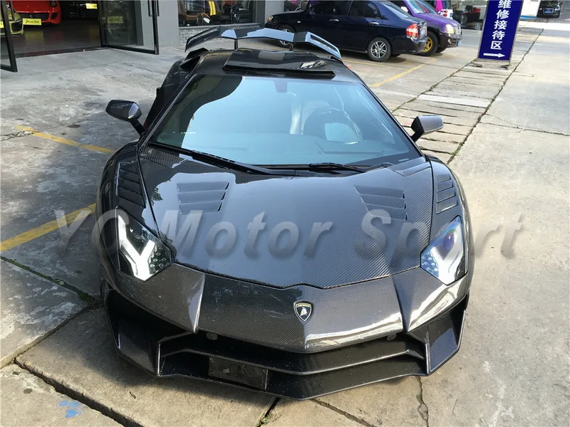 2011-2014 Lamborghini Aventador LP700 LP720 BKSS-750 Style Front Bumper CF (10)