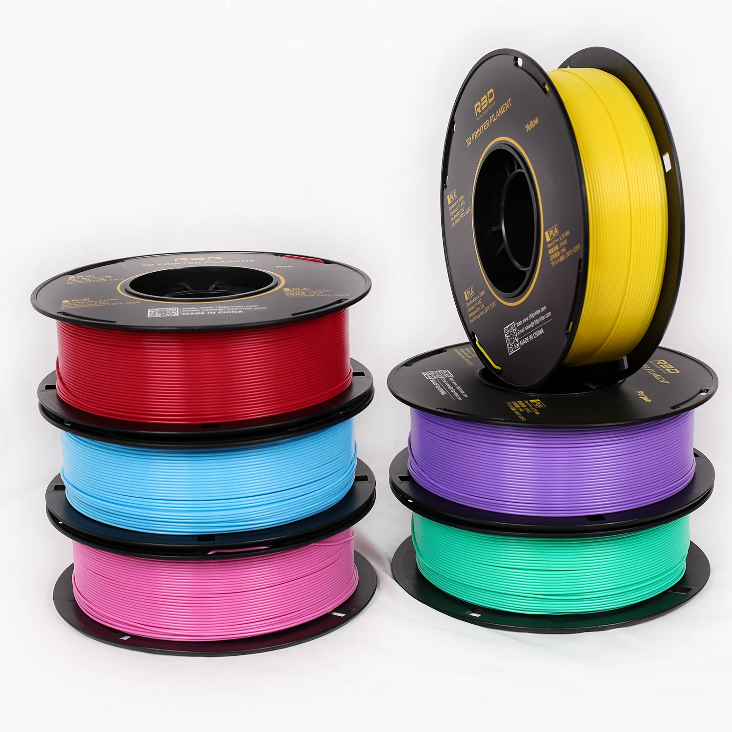 PLA PETG ABS TPU PP 우드 힙 나일론 카본, 롤 인쇄 3D 임프레소라 필라멘트, 따뜻한 변색, 1.75mm 1kg