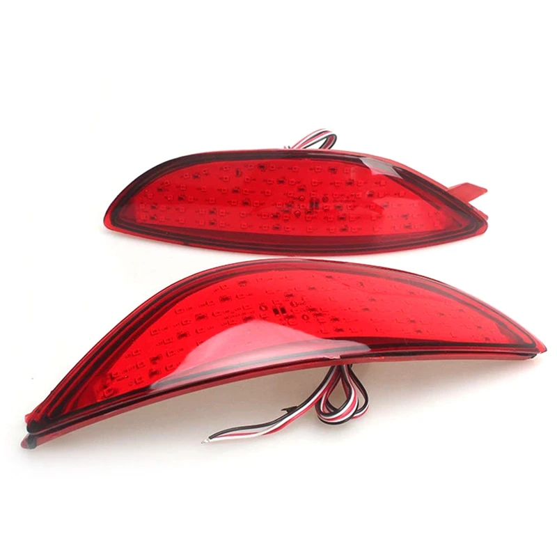 

Car Rear Bumper Reflector Light Red LED Tail Brake Parking Warning Lamp for Hyundai Accent Verna Brio 2008-2015