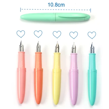 

2020 newest macron Luxury quality ink refill cartridgeMini ink pen, plastic pen, mini fountain Pen，with ink catridge