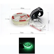 Светящийся Сильный магнитный компас направляющий Многофункциональный походный инструмент для выживания компас для кросса
