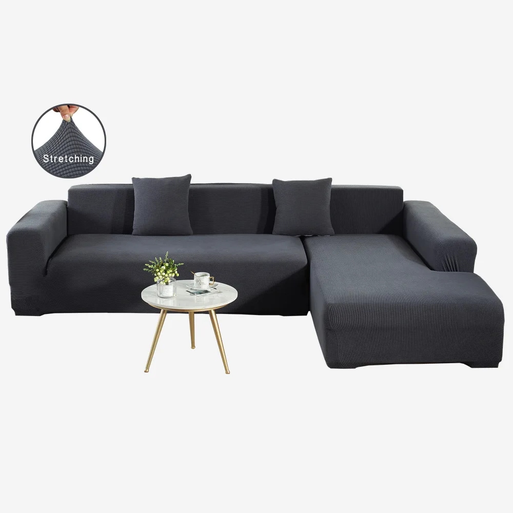 1/2 Pieces Thicken Pet Sofa Cover Set Couch Elastic for Living Room Corner L Shaped Chaise Longue | Дом и сад