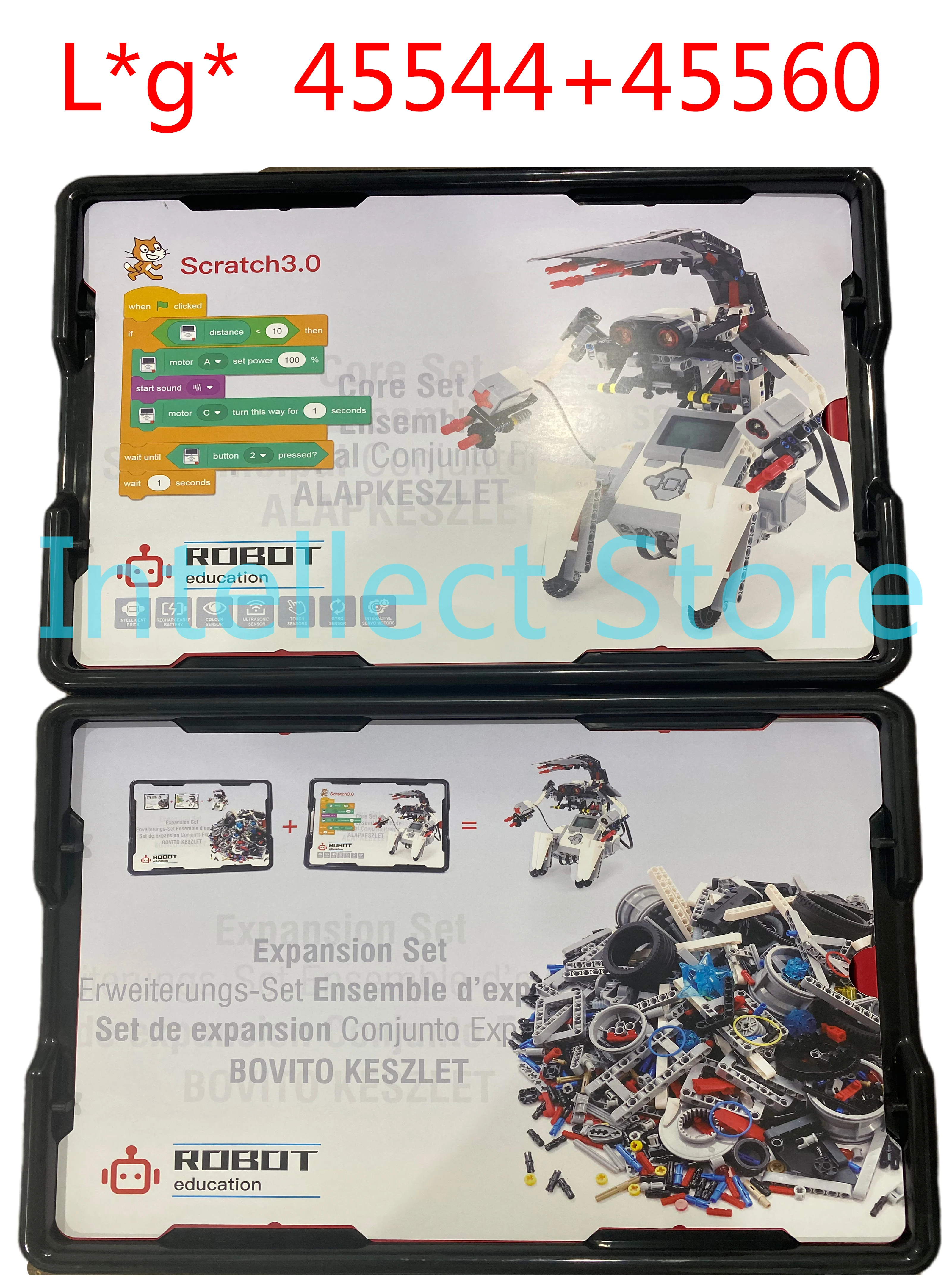 logoingys High-tech Mindstorms EV3 45544 PF Parts lithium Educational 45560 intelligent robot Block programming toy | Игрушки и хобби