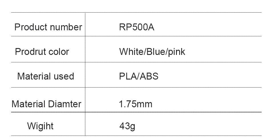 weiyu новая 3D Ручка RP500A DIY 3D печать Ручка Поддержка ABS/PLA нити 1,75 мм креативная игрушка подарок для детей дизайн рисунок