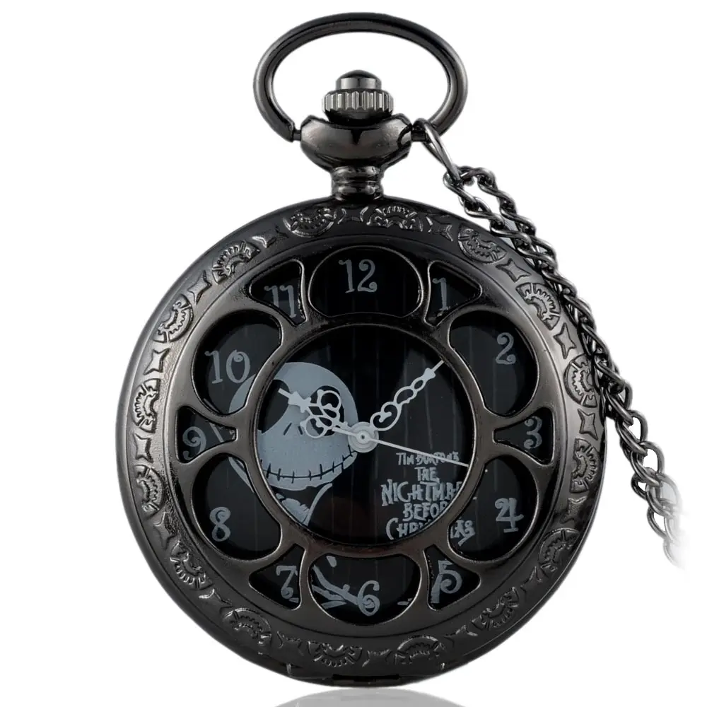 The nightmare before Christmas women mens watches bronze petal watch (2) - 