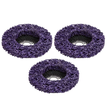 

3PCS 100mm Strip Wheel Disc Abrasive Angel Grinders Clean Tool for Rust/Paint/Flaking Materials Removal