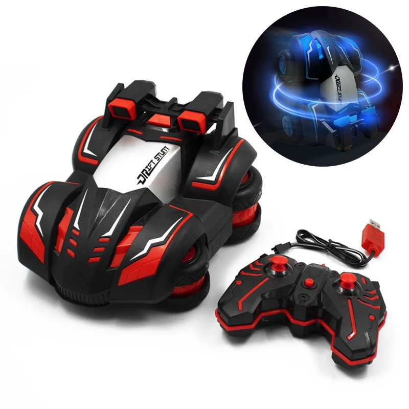 

2.4G RC Stunt Drift Deformation Buggy Car Remote Control 360 Degree Flip High Speed Robot Vehicle With Light Toys Gifts For Kids