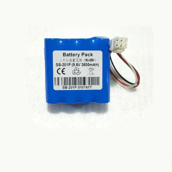 

9.6V 3800Mah Ni-mh Rechargeable Battery Pack For Nihon Kohden Monitor SB-201P PVM-2701 PVM-2703 PVM-2700 X076