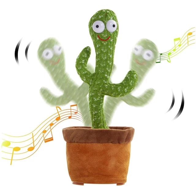 Lovely Talking Toy Dancing Cactus Doll Speak Talk Sound Record Repeat Toy Kawaii Cactus Toys Children Kids Education Toy Gift 3