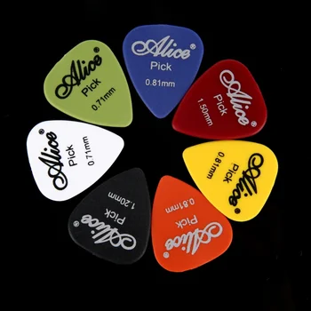 

100pcs Guitar Picks Classical Folk Acoustic Guitars Accessories Musical Instruments, 0.58-1.5mm