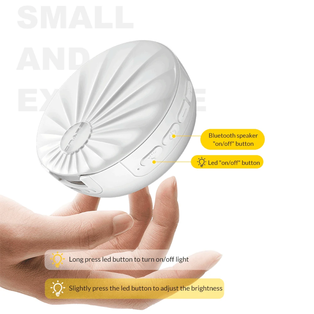 Беспроводной Bluetooth динамик 3X увеличительное Подарочное косметическое зеркало с регулируемой яркостью карманный светодиодный светильник мини модная для макияжа дома