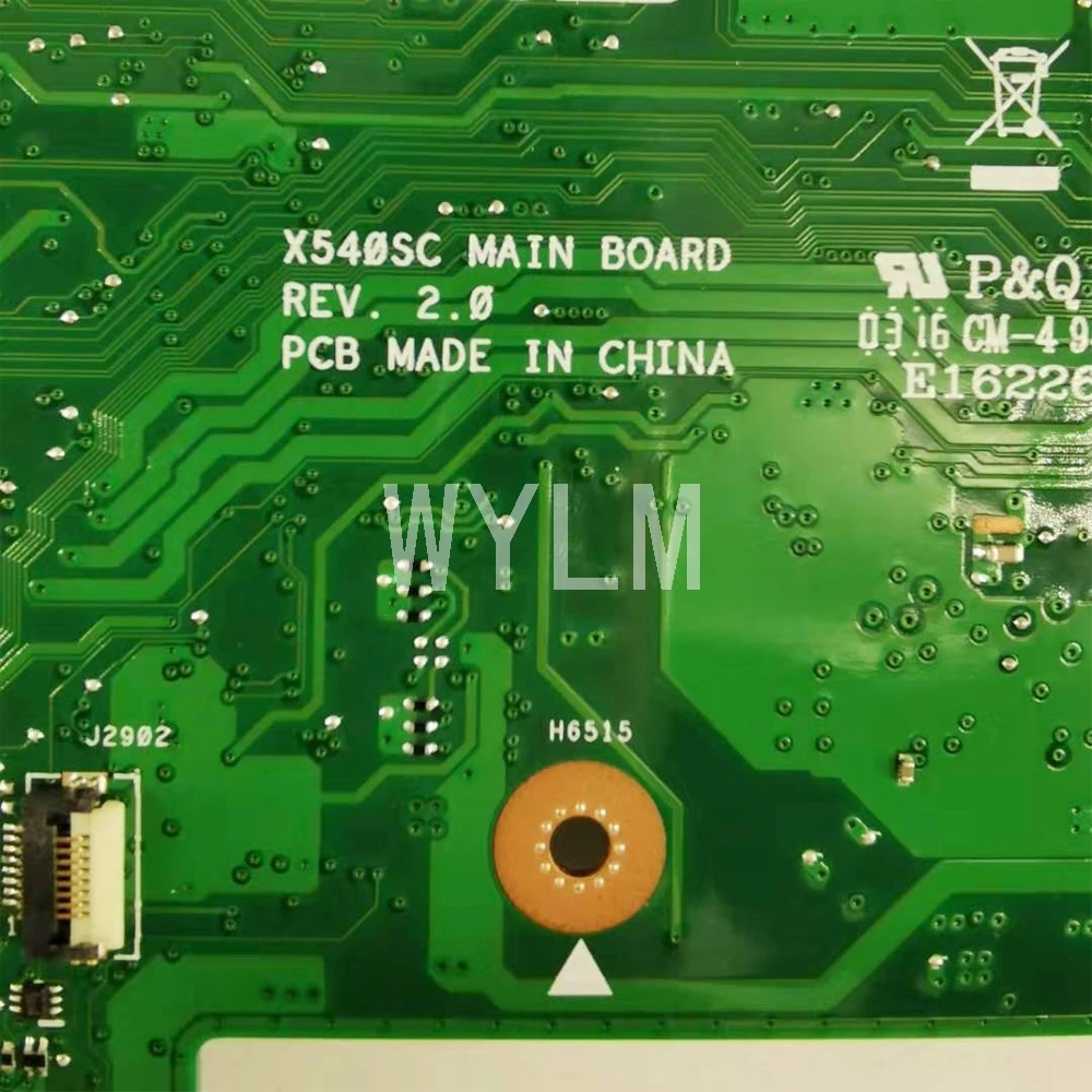 X540SC N3700 процессор 2 Гб ОЗУ материнская плата REV 2,0 для ASUS X540S X540SC материнская плата для ноутбука 90NB0C10-R00010