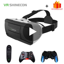 VR Shinecon G06B 3D очки Виртуальная реальность для iPhone Android смартфон игровые очки шлем линзы для объектива мобильного телефона игры