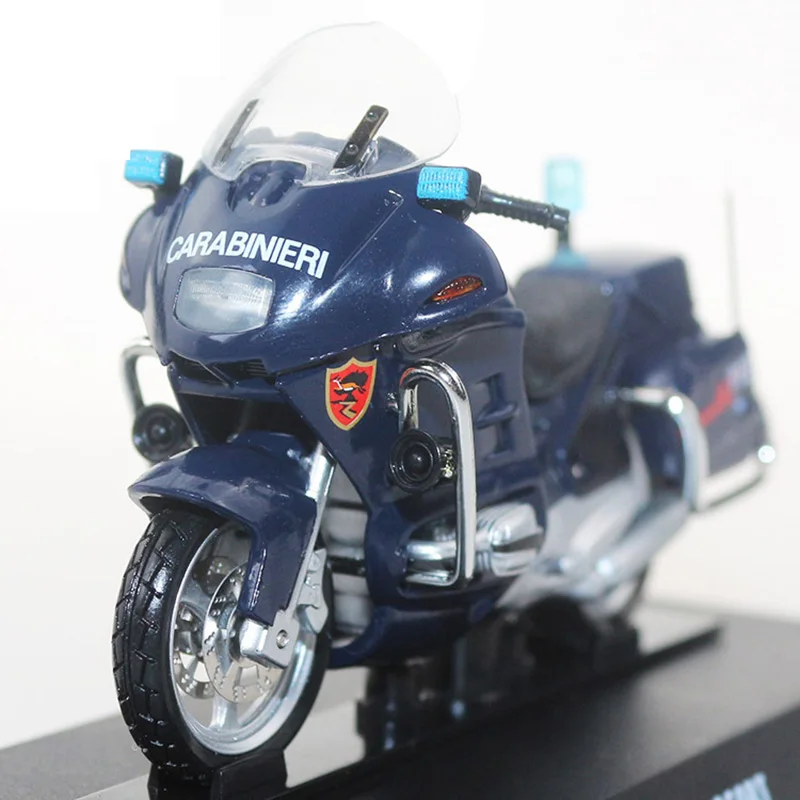 1/24 полицейский автомобиль мотоцикл 850 RT имитационная модель Классический Литой Сплав автомобиль для забавная коллекция детский подарок на день рождения