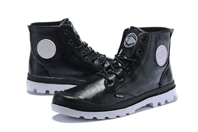 PALLADIUM Pampa одноцветное Ranger кроссовки TP Для мужчин высокие ботильоны удобные высококачественные повседневные мужские туфли на шнуровке Размеры; большие размеры 39-45
