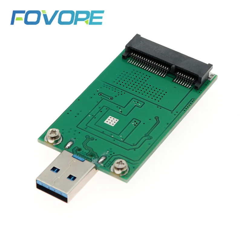 USB адаптер mSATA 3 0 для SSD USB3 USB3.0 mini SATA PCI e конвертер | Компьютеры и офис