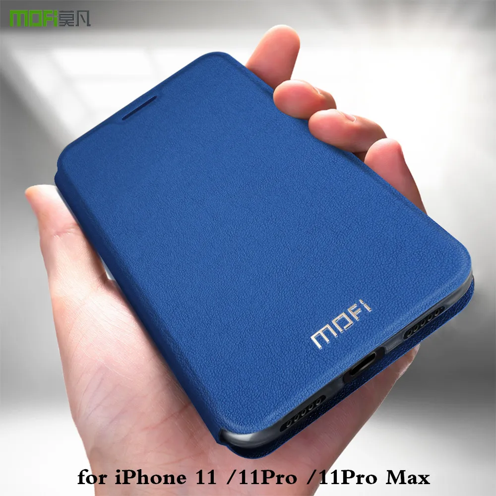 Чехол MOFi для Apple iPhone 11 Pro Max, чехол для iPhone 11Pro 11Pro Max, откидная крышка iP 11, чехол из искусственной кожи, чехол-книжка