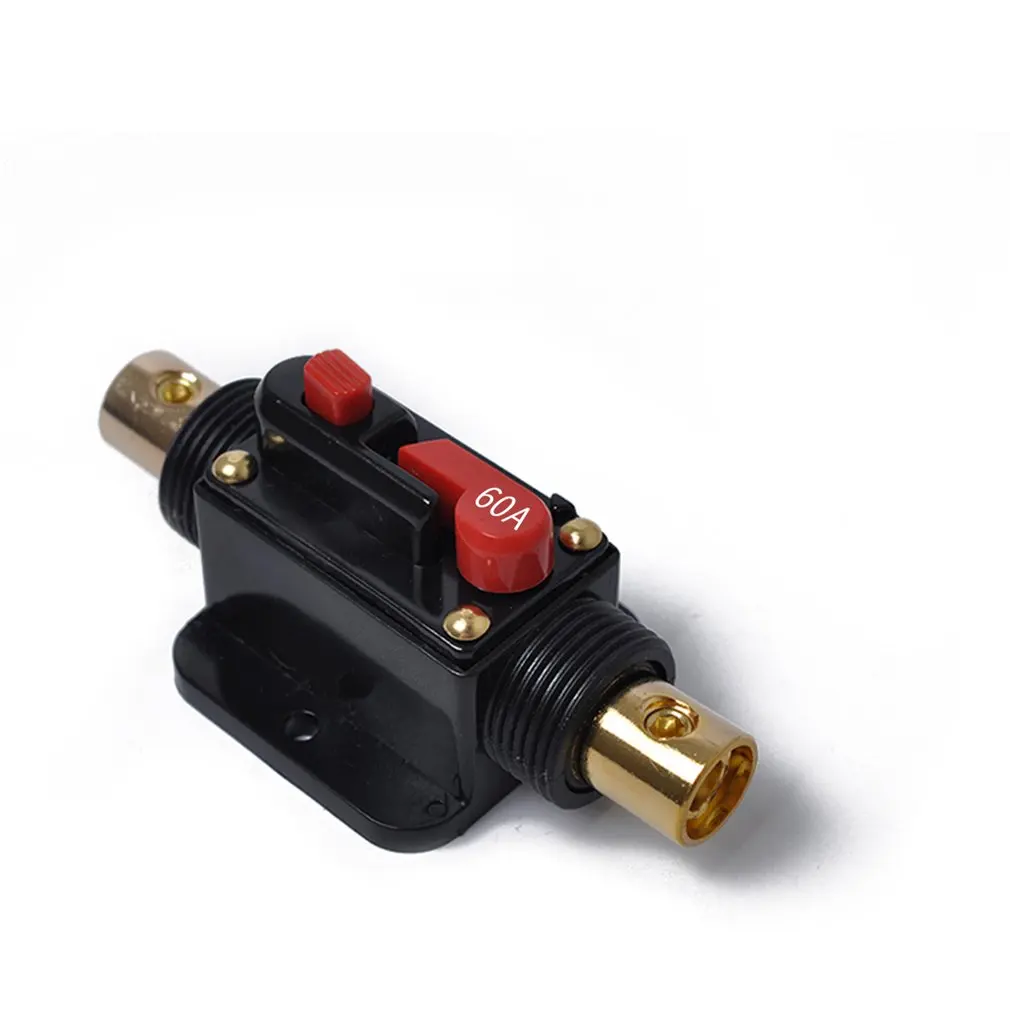 40A/60A/80A/100A DC Авто Грузовик Лодка стерео аудио автоматический выключатель ручного сброса предохранитель инвертора