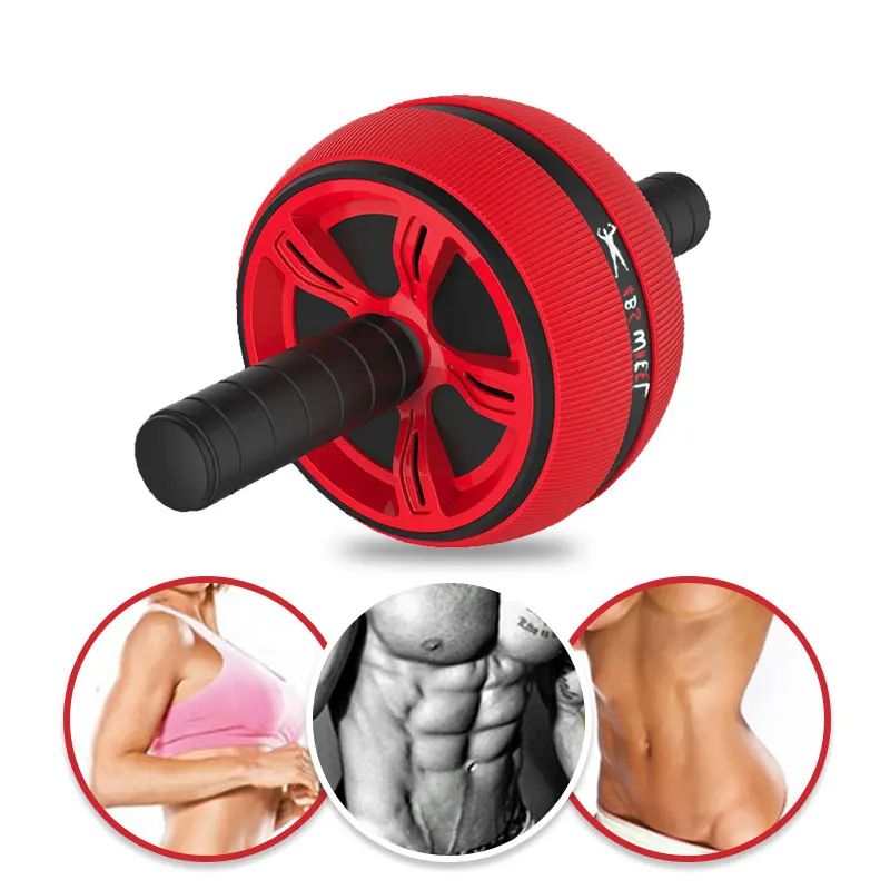 Large Silent TPR Abdominal Wheel Roller Trainer Fitness Equipment Gym Home Exercise Body Building Ab roller | Спорт и развлечения