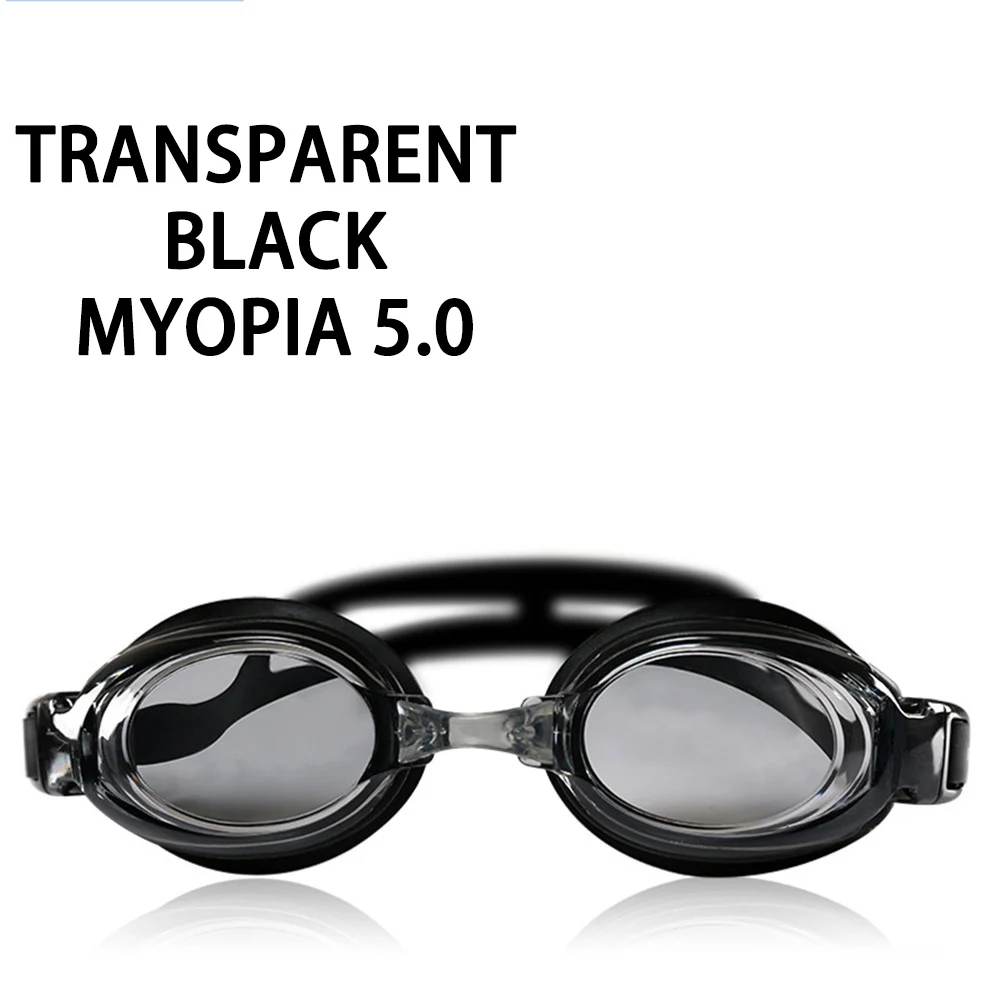 Очки для плавания близорукости, очки для плавания, оптические очки для взрослых, очки для плавания, силиконовые, анти-запотевающие, с покрытием, водная диоптрия, очки для плавания, очки для плавания - Цвет: Myopia 500