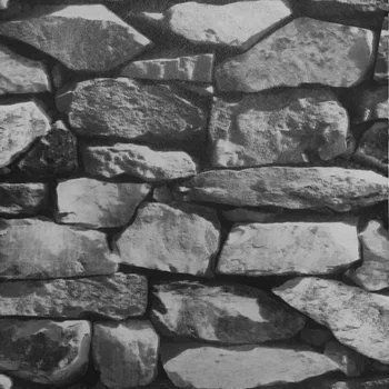 

Black Grey Rock Stone Wallpaper Retro Vintage Realistic 3D Background Wall Paper