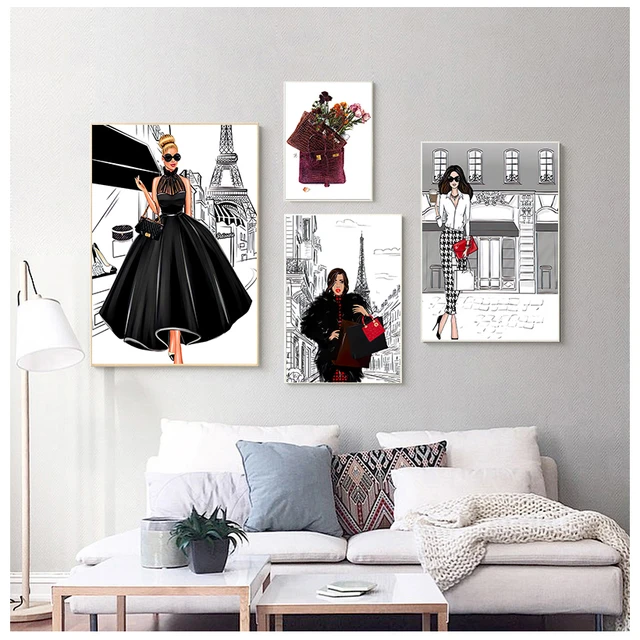 Wall Pictures Modern Living Room  Fashion Art Prints Wall Decor - Nordic  Fashion - Aliexpress