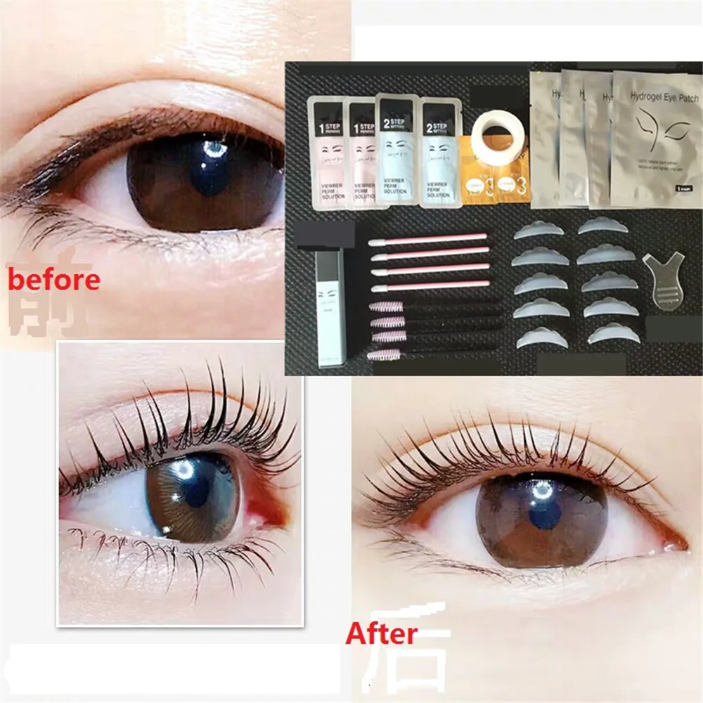 

30pcs a set Keratin Lift Perm Set at home do it by myself volume cold eyelash set box