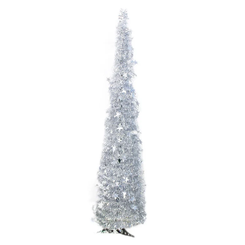 1,5 м 2019 Новый 1 Рождественская елка пайетки для поделок новогодняя елка со звездой украшения праздничные украшения для рождественской ёлки