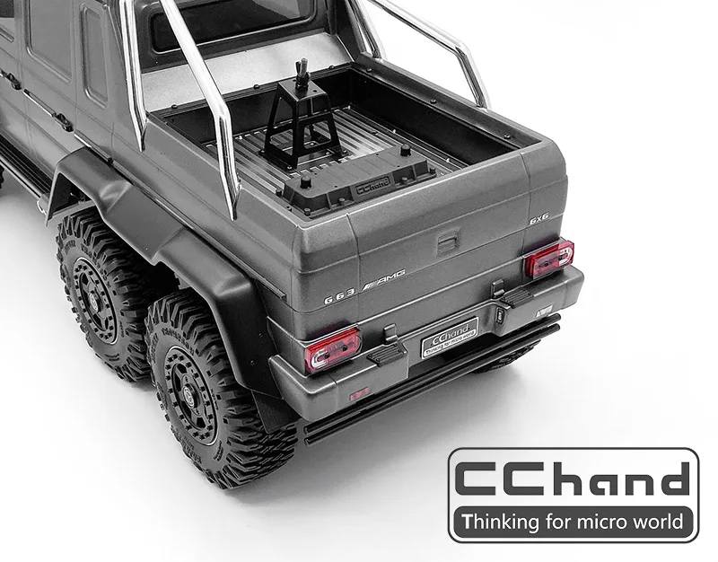 CCHAND нержавеющая сталь металл грузило ведро задняя Карета для TRX-6 6X6 G63 TRX4 G500 1/10 rc части автомобиля