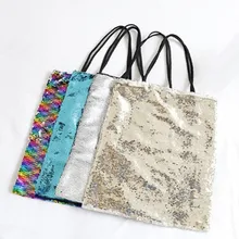 Сумки через плечо для женщин с блестками, модная универсальная сумка на плечо, цвет бусин, повседневная сумка для покупок, большая емкость