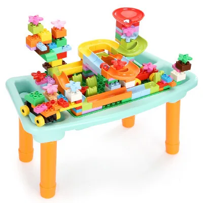 

Building Blocks Toy Multi-functional Children Building Blocks Table Sized Granule Assembled Building Blocks Bed DIY Study Table