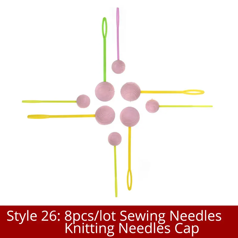 Новые 35 стилей, аксессуары для шитья, для вязания крючком, спицы для вязания, иглы для рукоделия, рукоделия, плетение с помощью маркеров для стежков, швейные инструменты - Цвет: Style 26