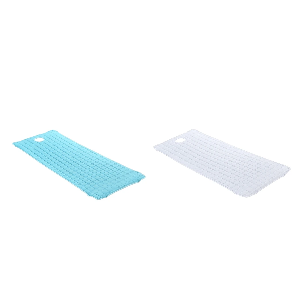 2pcs Massage Sheets Top Mattresses Bed Sheet Cover 180x60cm Blue/White
