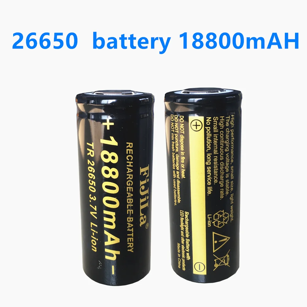 2021 100% New Battery 26650 3.7V 18800mA Rechargeable 50A Lithium Suitable for Power Tools | Электроника
